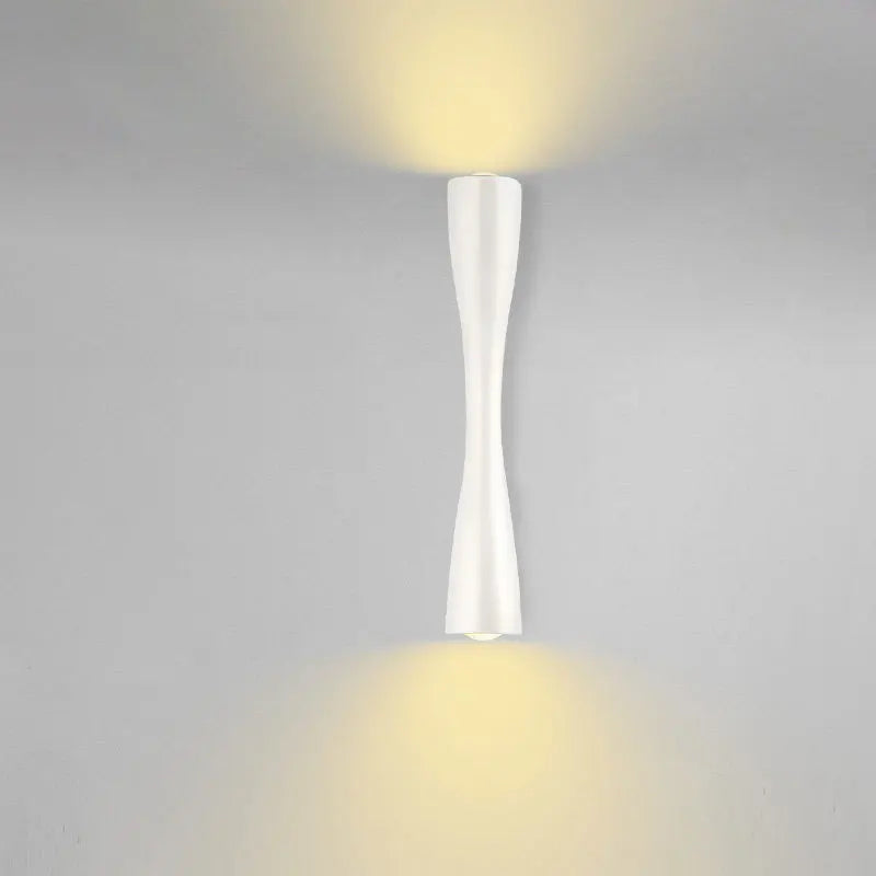 Aplique de Pared LED Nórdico de Luz Arriba y Abajo en Oro