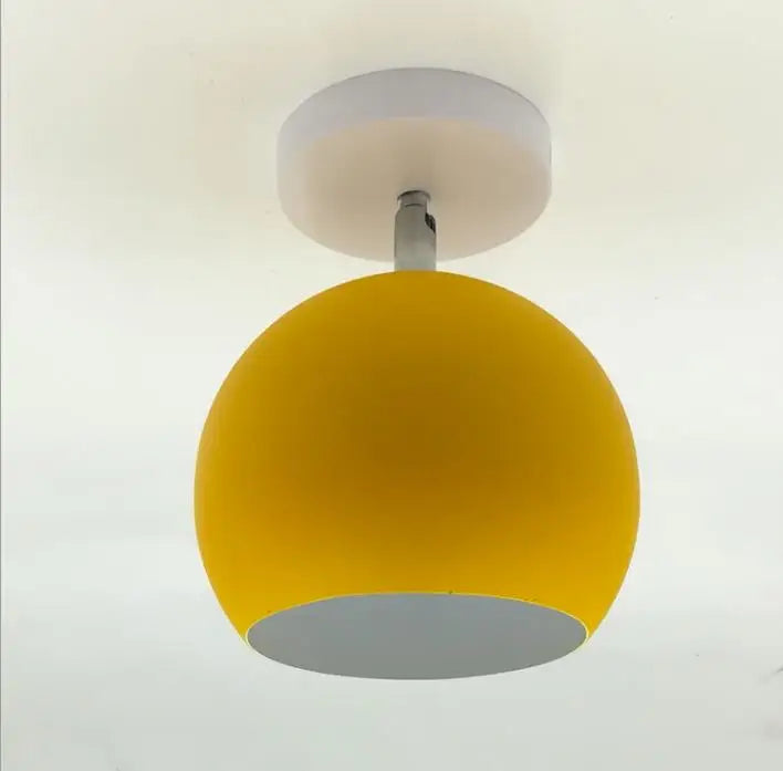 Lámpara de Techo Macaron Nórdica Redonda de Aluminio