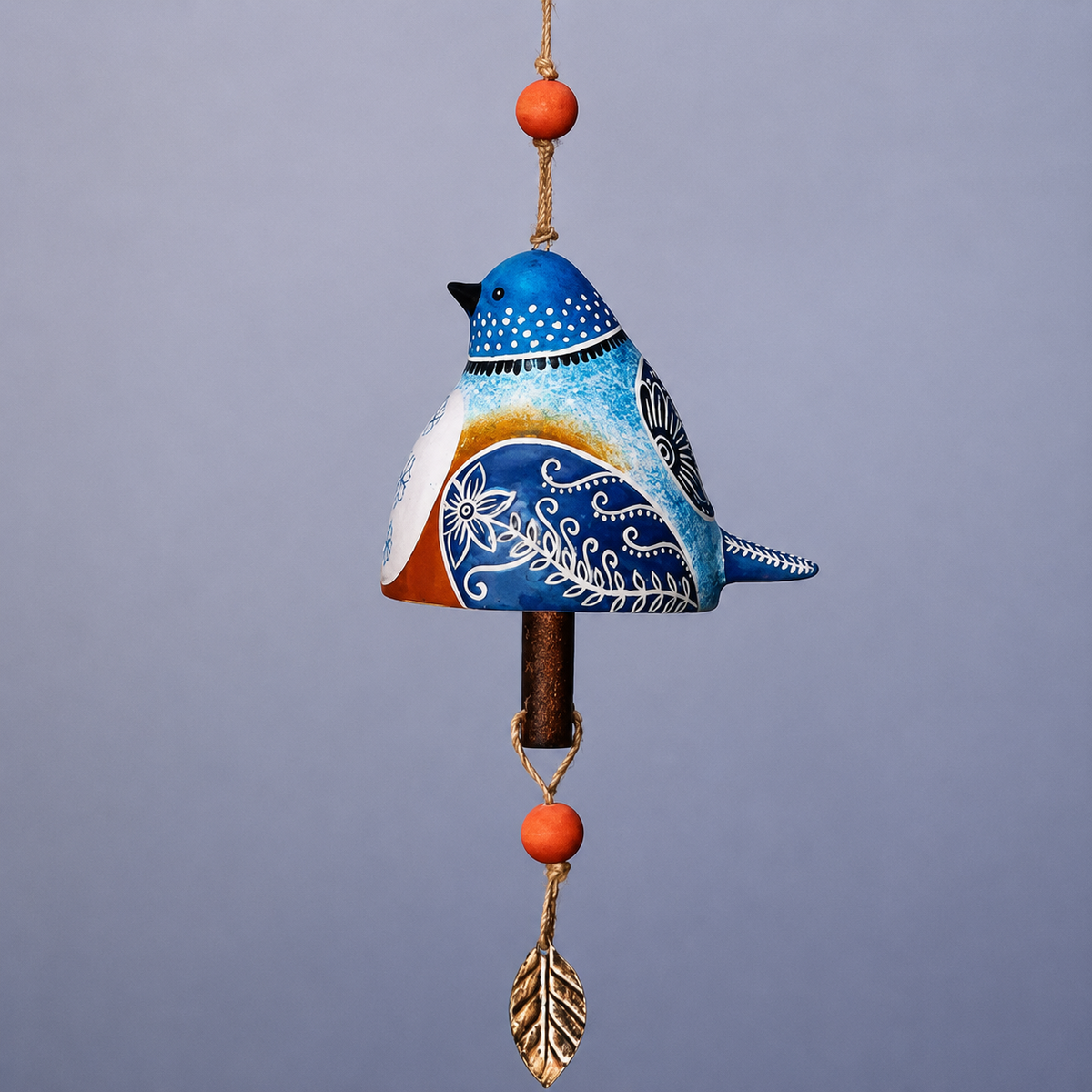 Carillón de Viento con Pájaro para Jardín, Patio y Terraza
