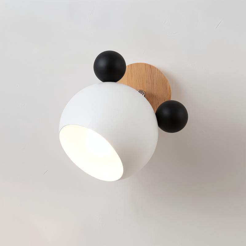 Aplique de Pared FlashMouse LED con Forma de Ratón Divertido