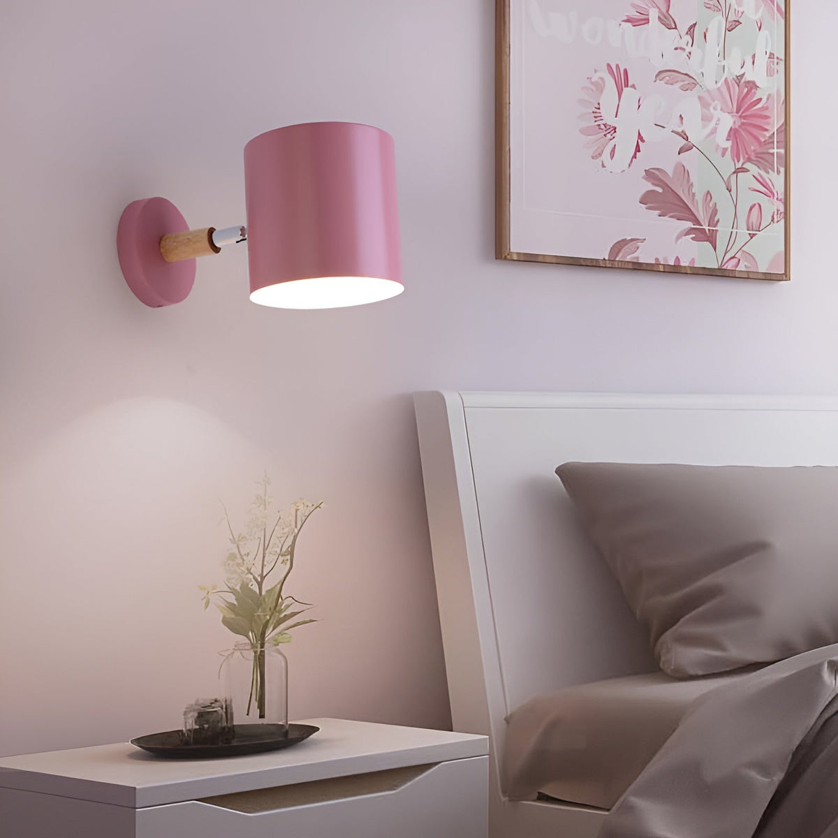 Aplique de Pared Ajustable NordicGlow Escandinavo Pastel