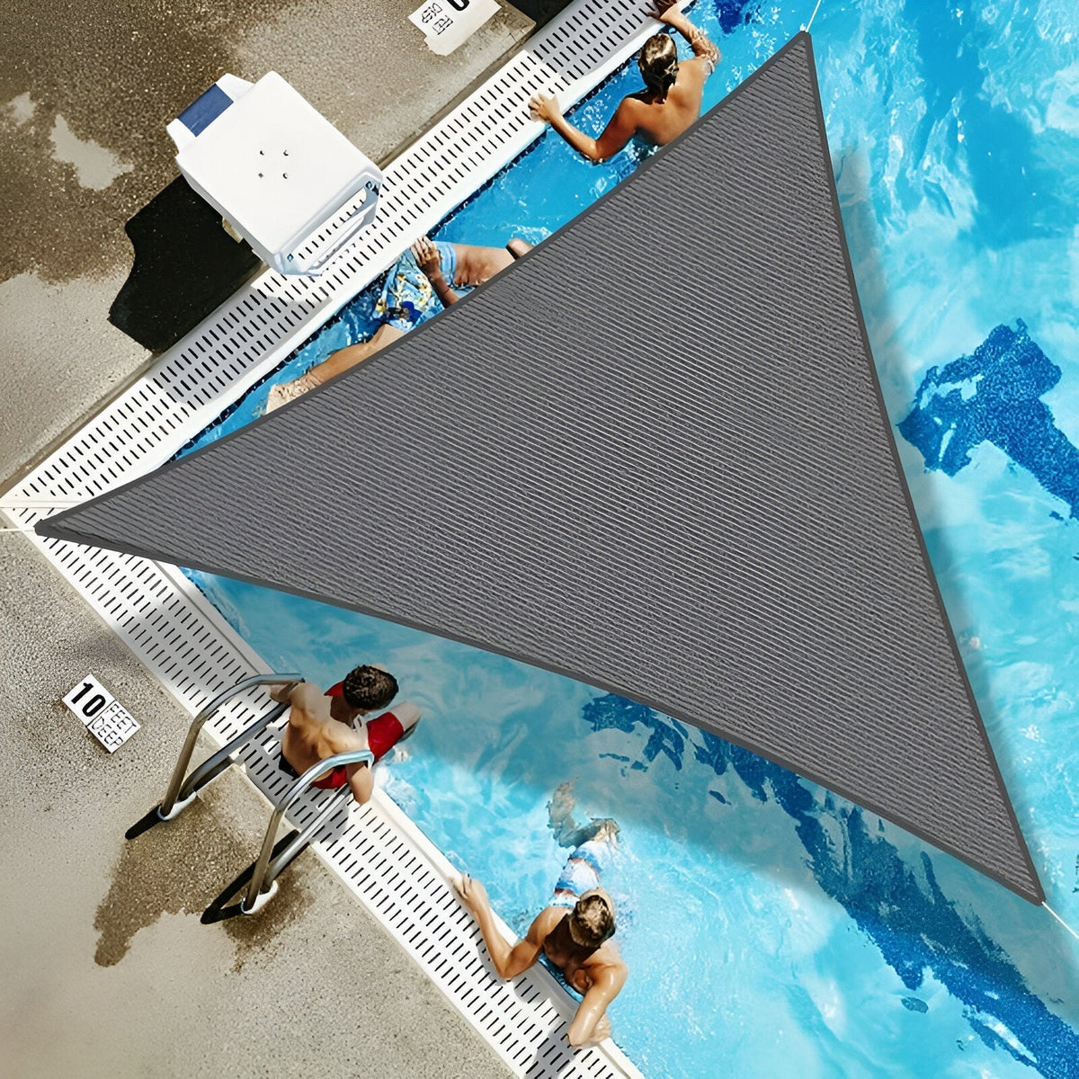 Vela de Sombra Triangular TriBlocker Impermeable Anti UV