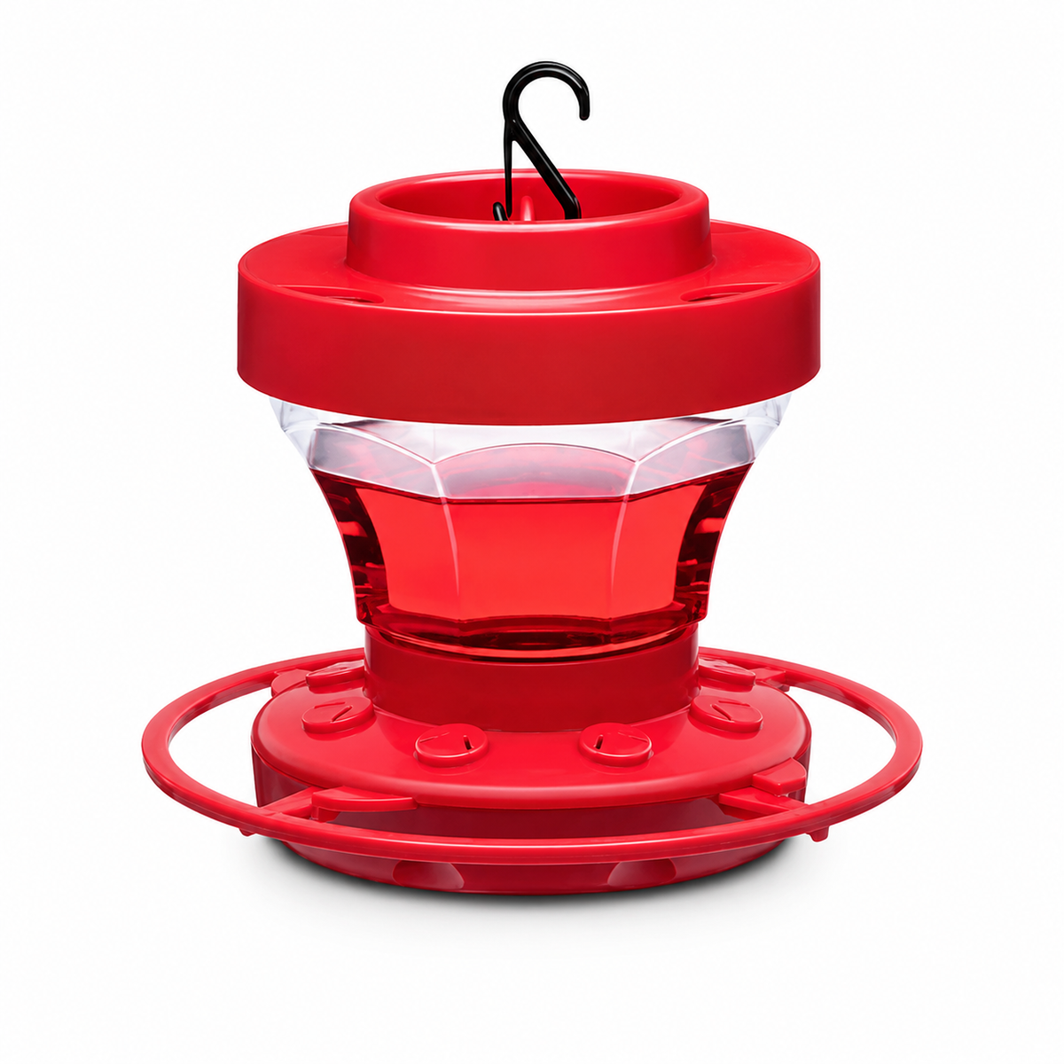 Comedero para Colibríes Colgante Rojo Fácil de Llenar