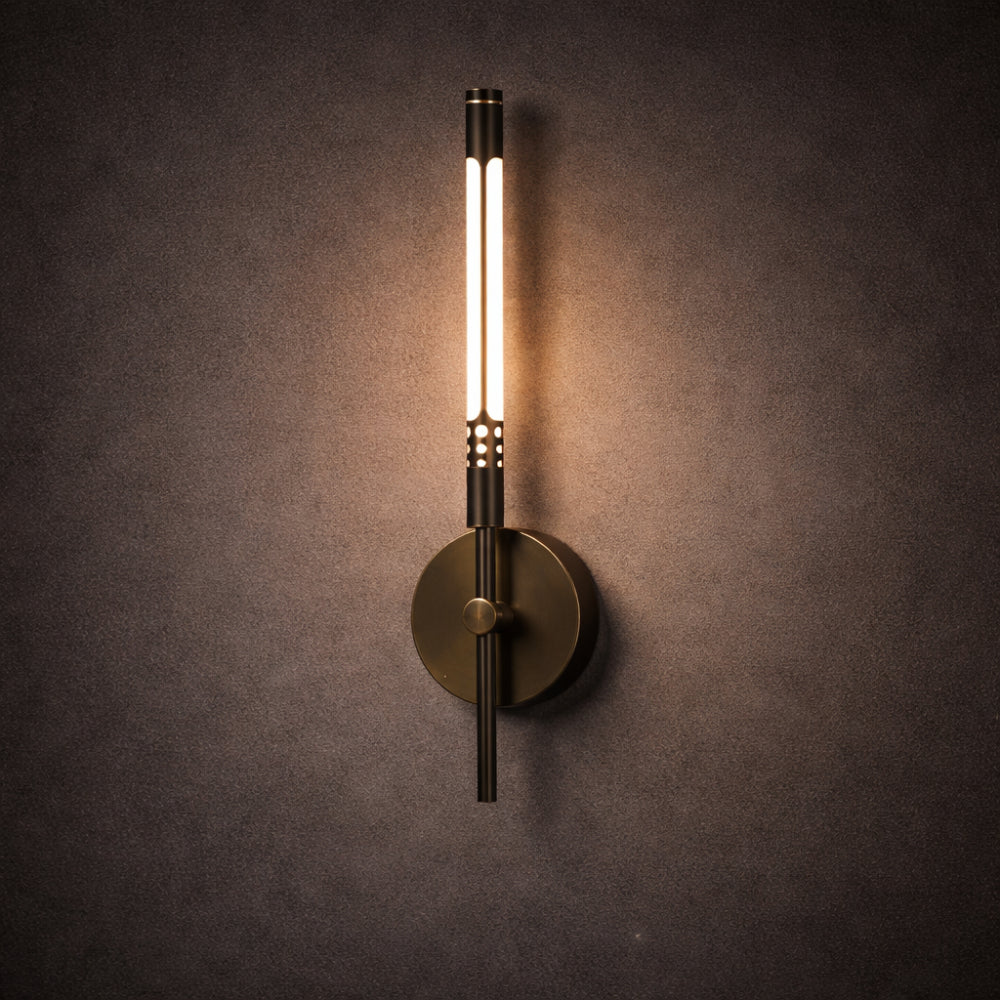 Aplique de Pared LED Moderno de Metal y Acrílico 1 o 2 Luces