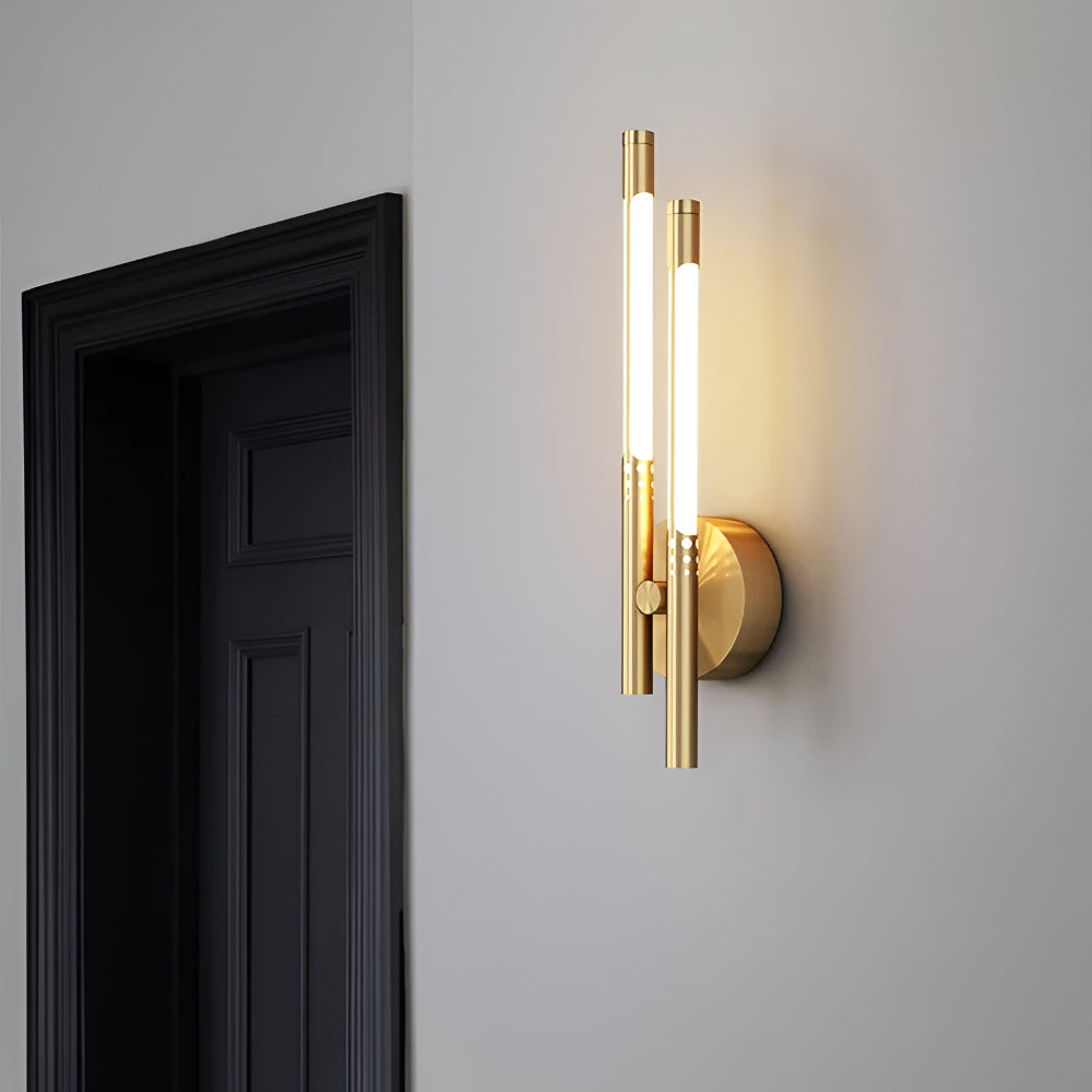 Aplique de Pared LED Moderno de Metal y Acrílico 1 o 2 Luces
