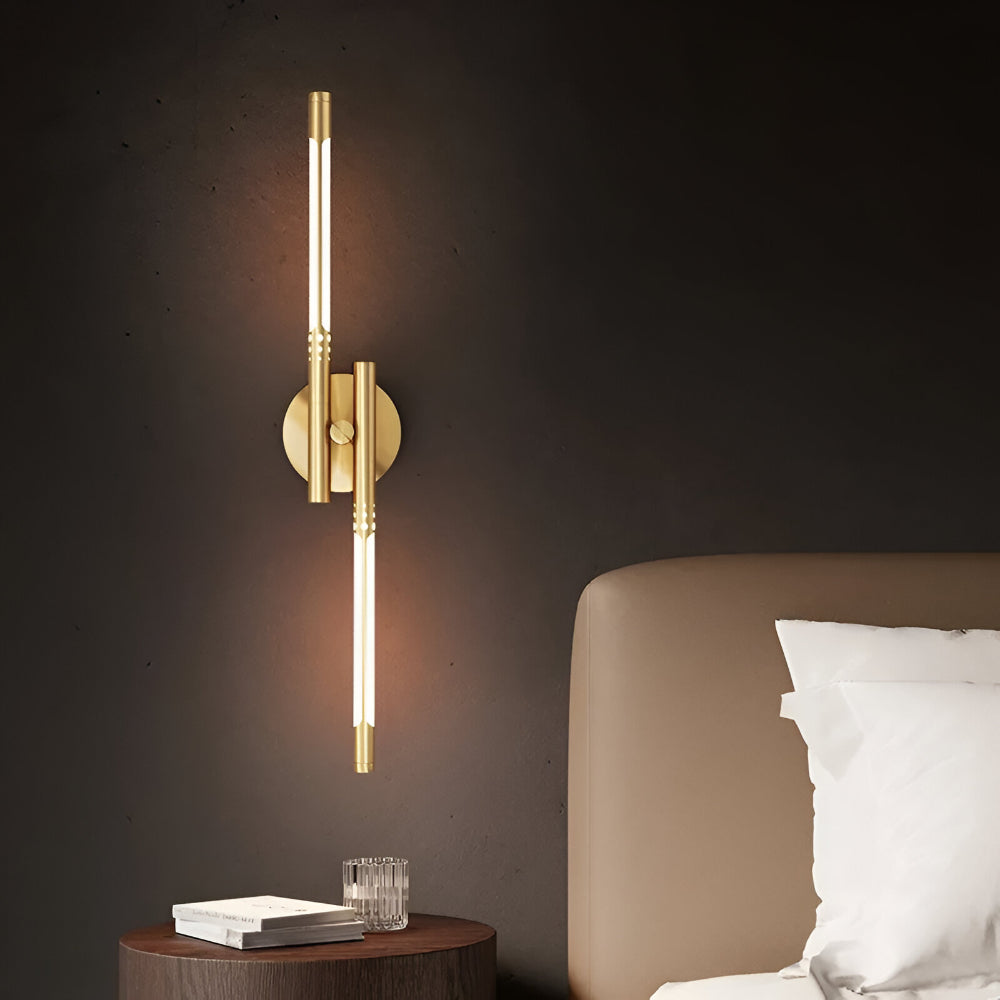 Aplique de Pared LED Moderno de Metal y Acrílico 1 o 2 Luces