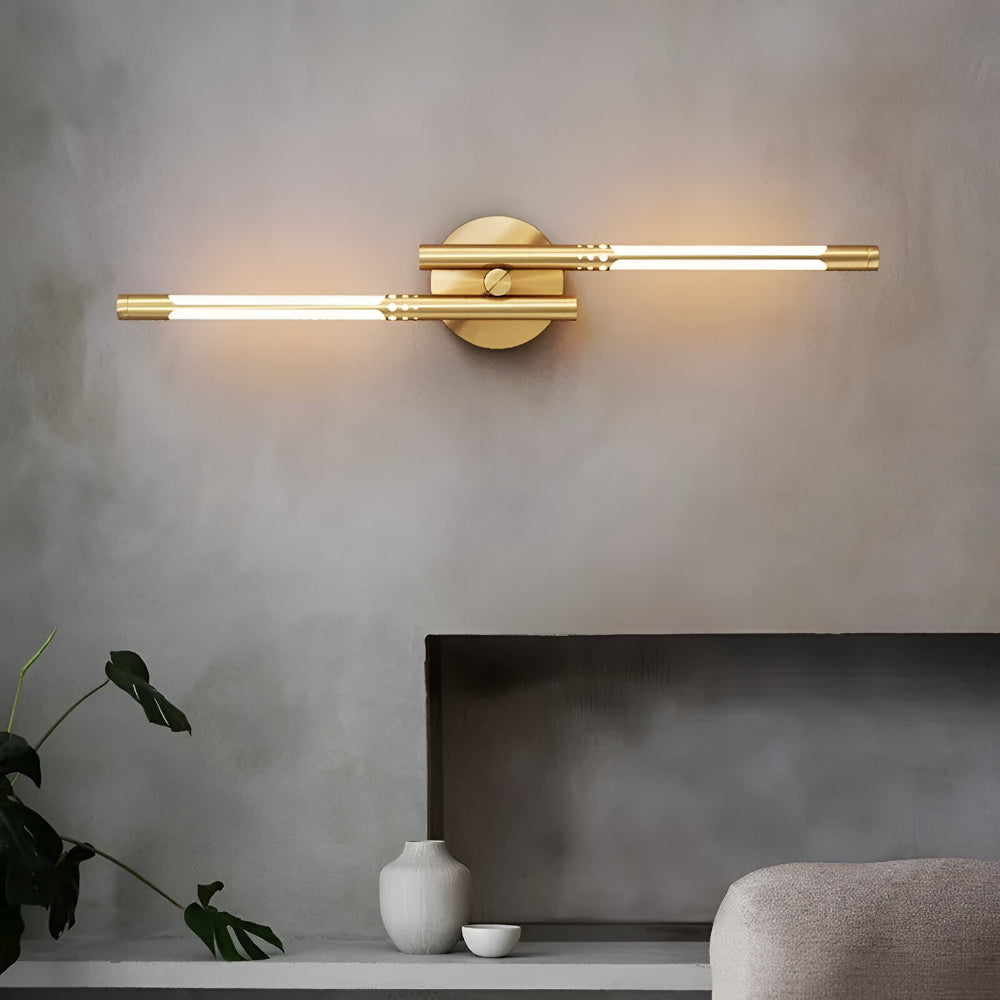 Aplique de Pared LED Moderno de Metal y Acrílico 1 o 2 Luces