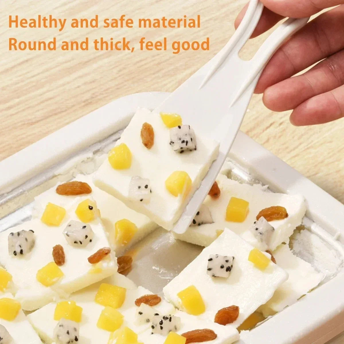 Plancha para Helado Enrollado Casero, Postres Congelados