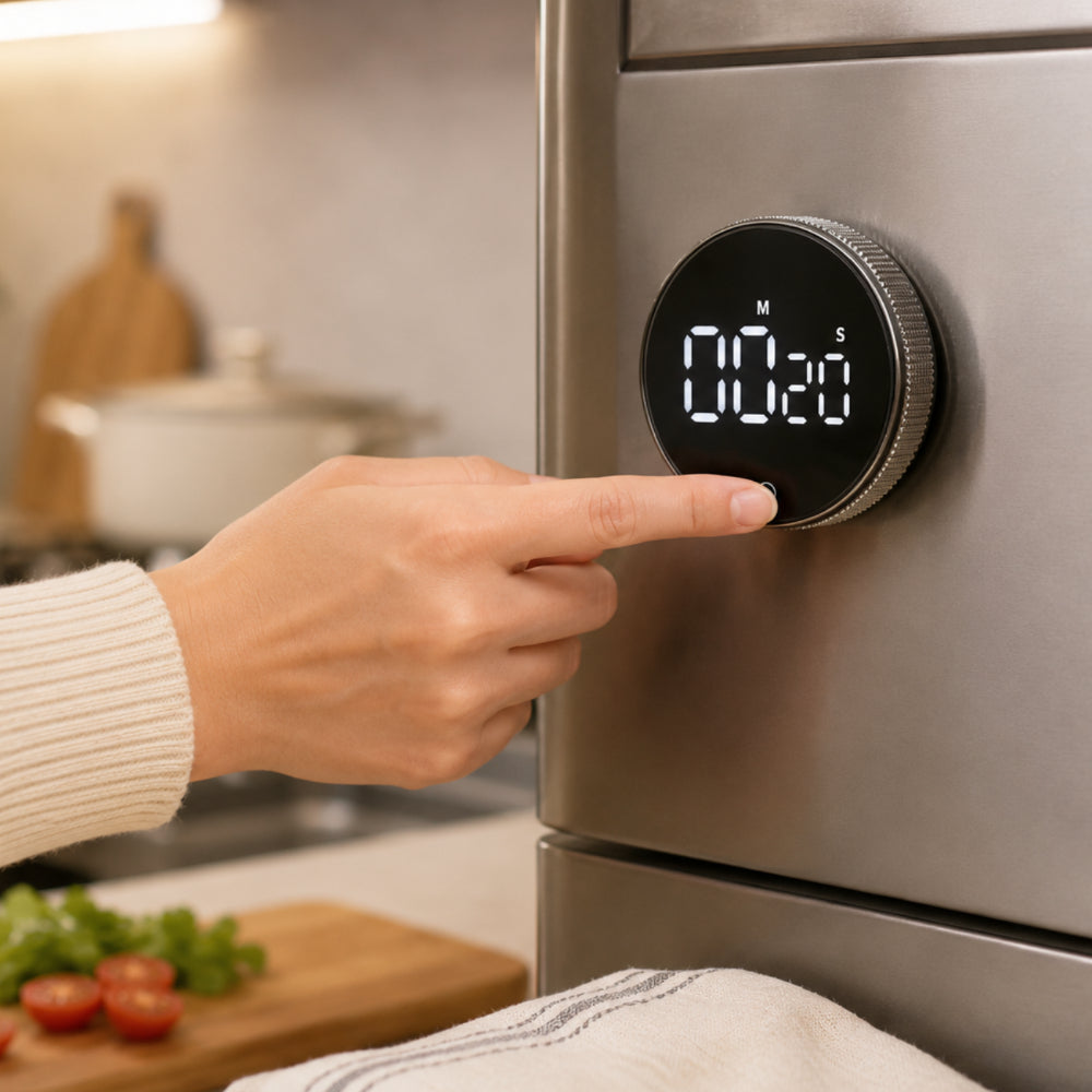 Temporizador de Cocina Digital Magnético con Cuenta Atrás