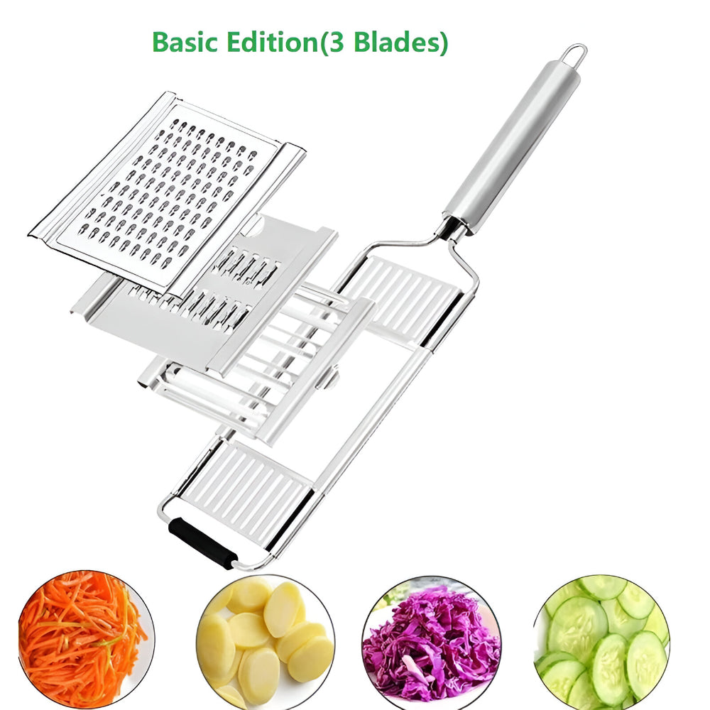 Mandolina Cortadora de Verduras de Acero Inoxidable Multiuso