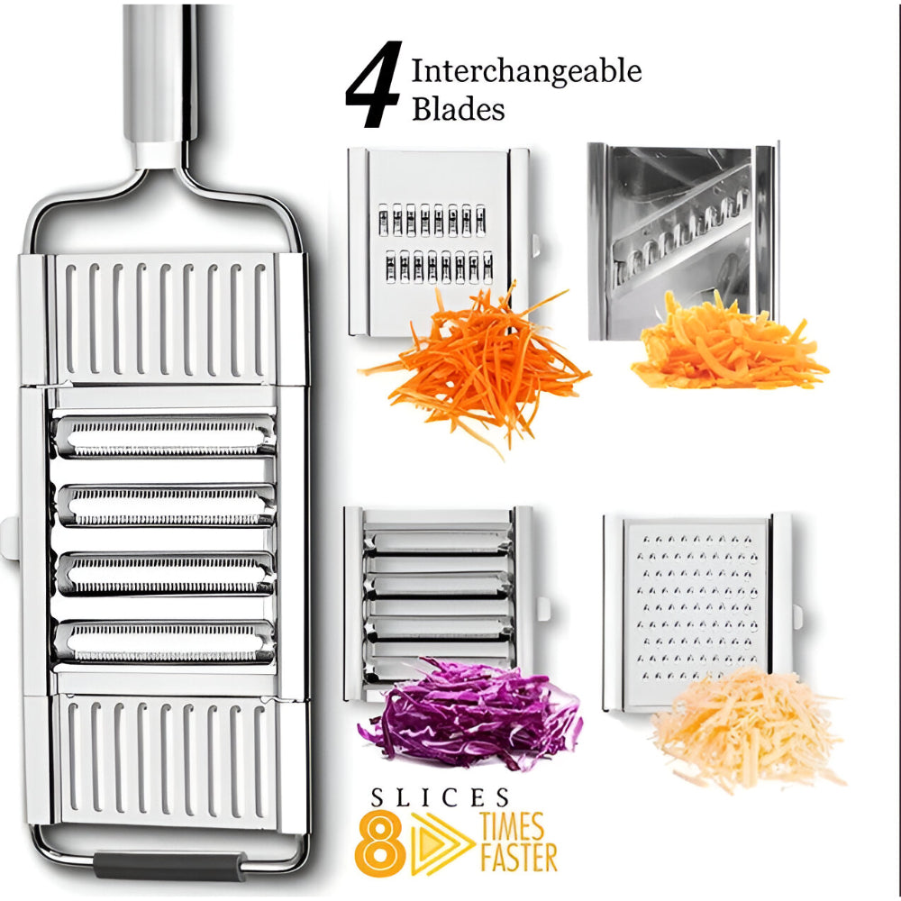 Mandolina Cortadora de Verduras de Acero Inoxidable Multiuso