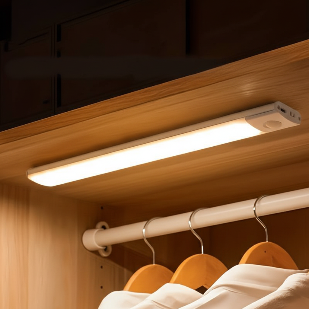 Barra LED Adhesiva Recargable con Sensor de 20, 30 o 40 cm