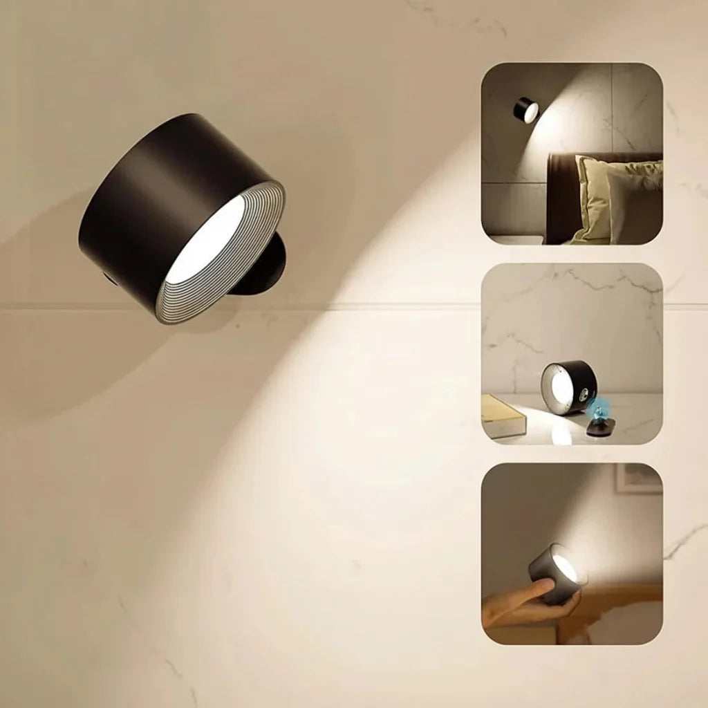 Aplique LED Inalámbrico Giratorio Táctil o con Mando