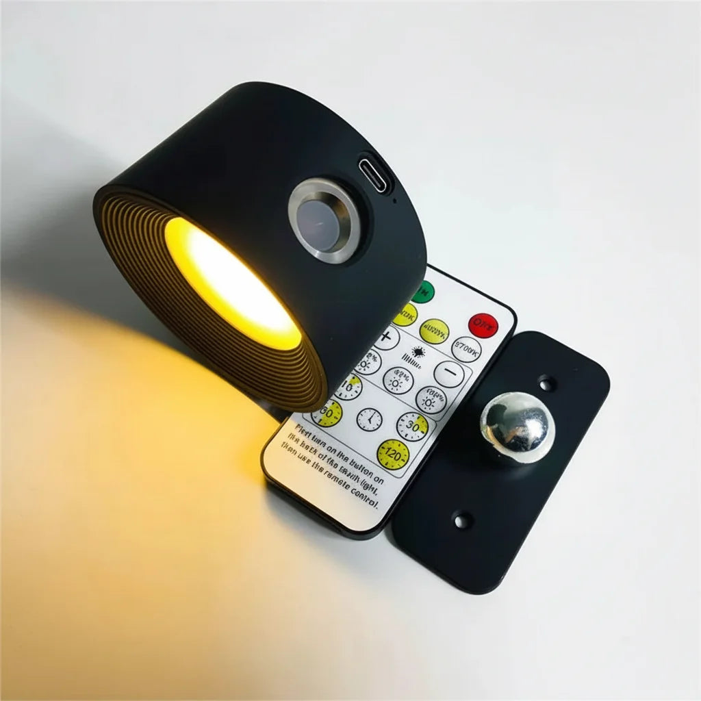 Aplique LED Inalámbrico Giratorio Táctil o con Mando