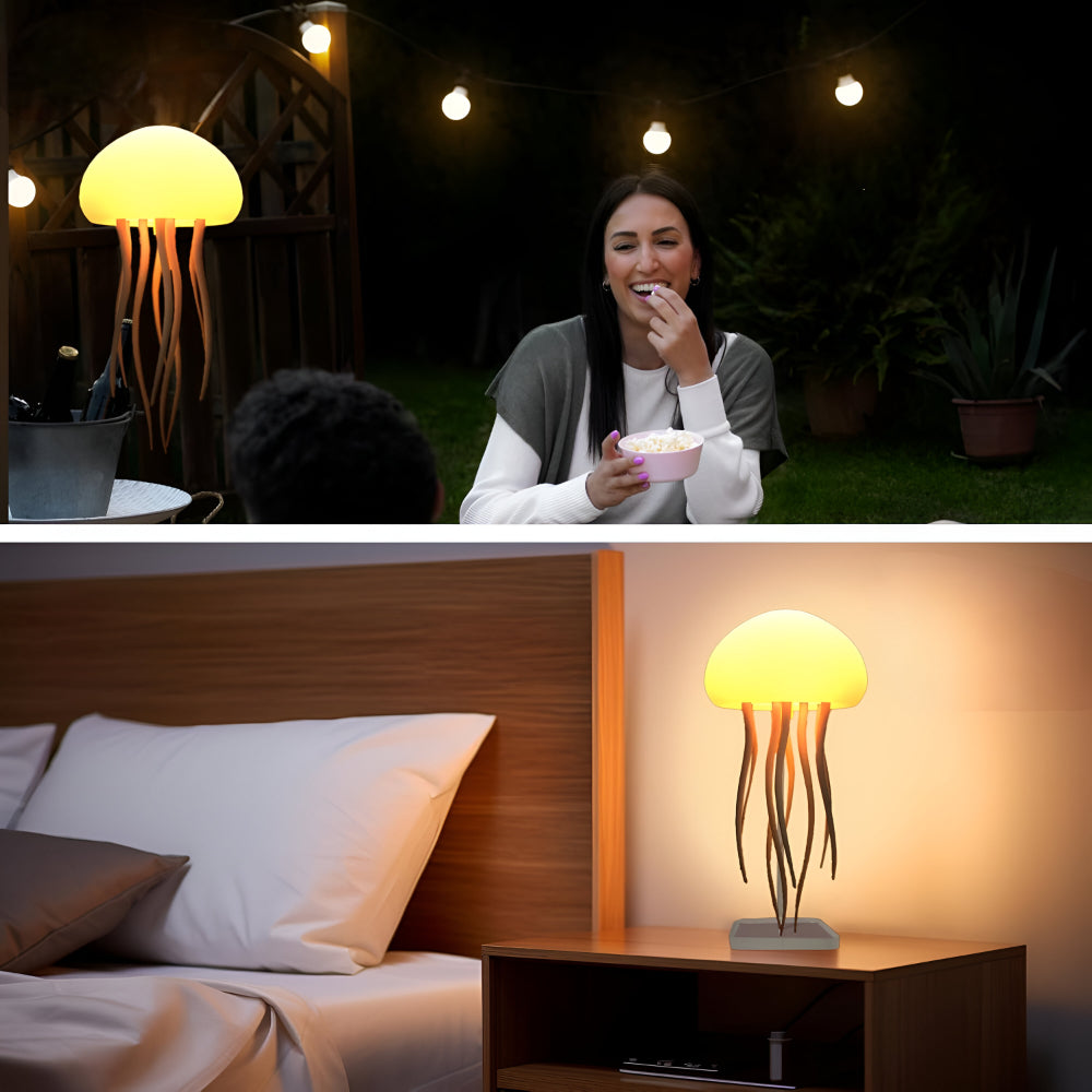 Lámpara LED de Medusa Luz Ambiental Relajante Nocturna