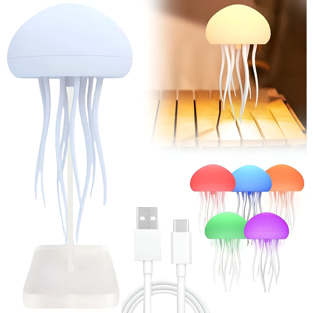 Lámpara LED de Medusa Luz Ambiental Relajante Nocturna