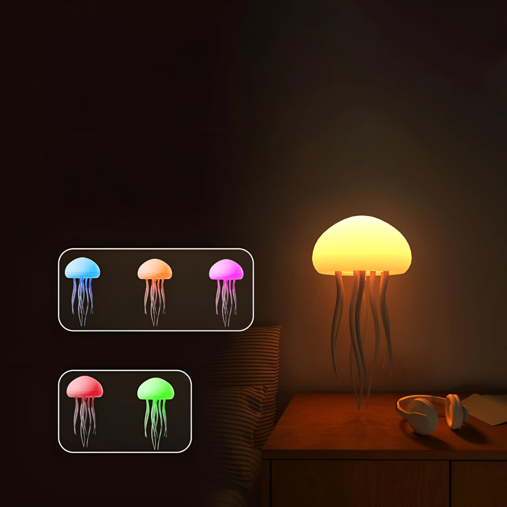 Lámpara LED de Medusa Luz Ambiental Relajante Nocturna