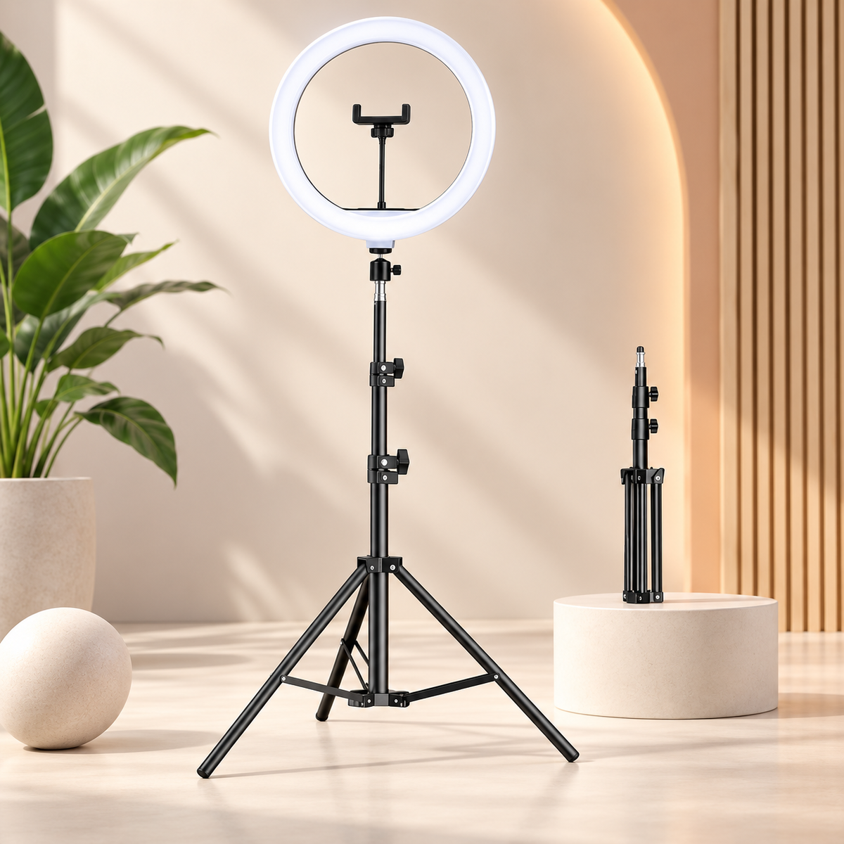 Aro de Luz LED Profesional con Trípode y Soporte de Móvil