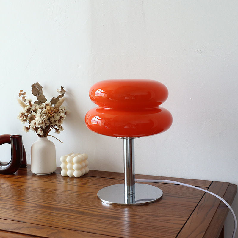 Lámpara de Mesa de Cristal Hecha a Mano Estilo Italiano