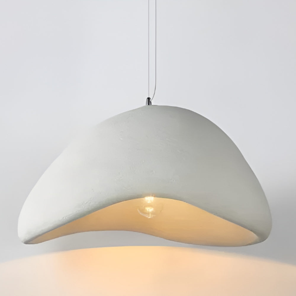 Lámpara Colgante Zenith Glow LED Nórdica Wabi-Sabi Artesanal