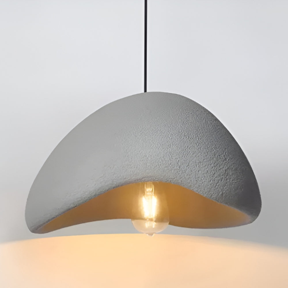 Lámpara Colgante Zenith Glow LED Nórdica Wabi-Sabi Artesanal