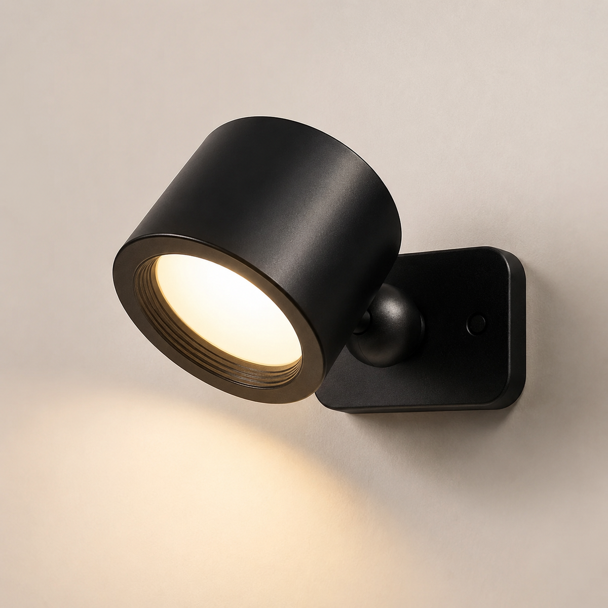 Lámpara de Pared Magnética Recargable Táctil Giratoria 360°