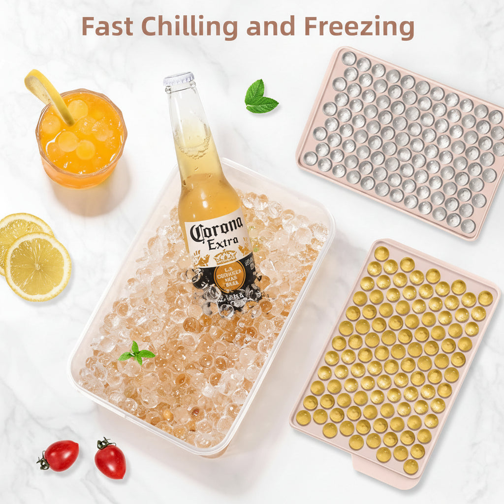 Molde de Silicona para Mini Bolas de Hielo para Botellas