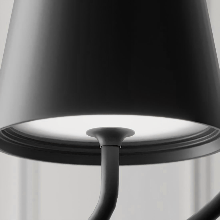 Lámpara Colgante Recargable LumiLoop LED Inalámbrica Táctil
