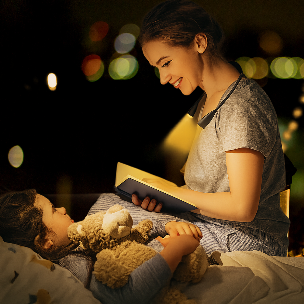 Lámpara de Cuello Flexible Recargable LED para Leer