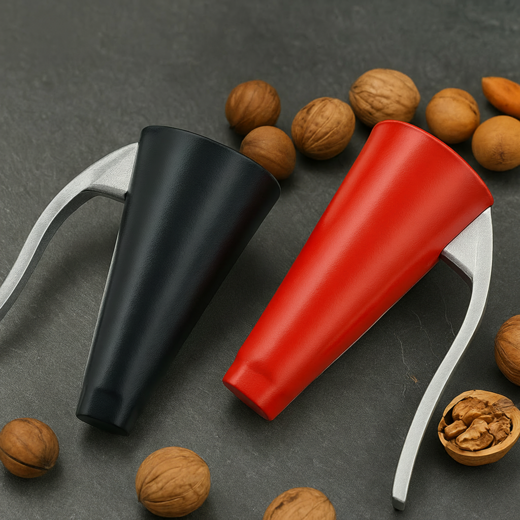 Cascanueces de Palanca de Aluminio Fácil y Seguro Nueces