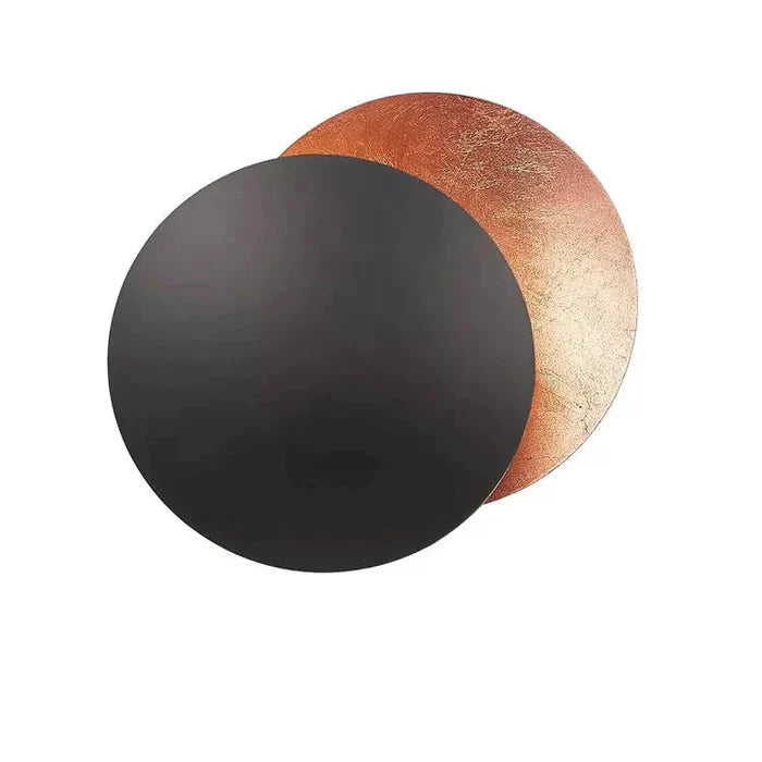 Lunaris Aplique de Pared Eclipse Solar Moderno Oro o Cobre