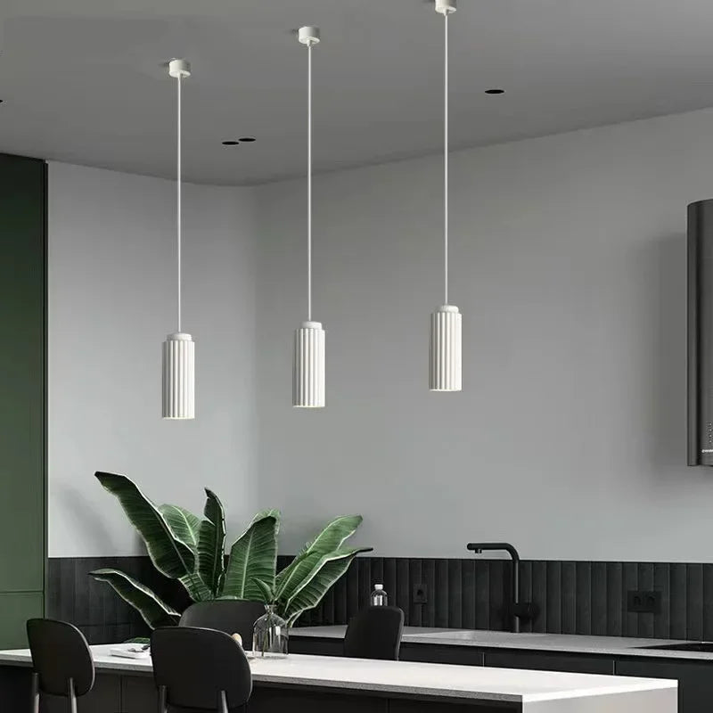 NordicGlow Lámpara Colgante LED Escandinava Vidrio y Metal