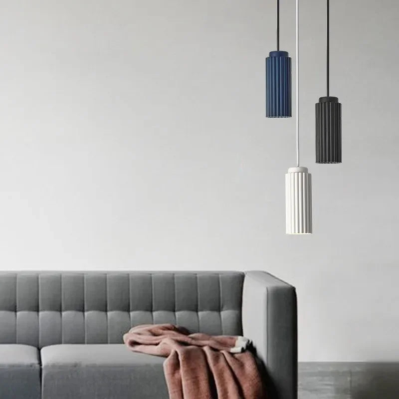 NordicGlow Lámpara Colgante LED Escandinava Vidrio y Metal