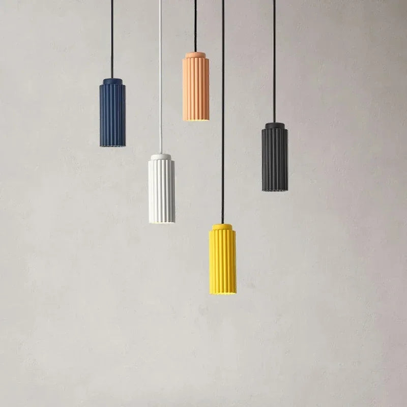 NordicGlow Lámpara Colgante LED Escandinava Vidrio y Metal
