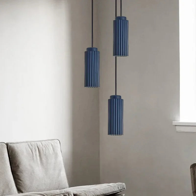 NordicGlow Lámpara Colgante LED Escandinava Vidrio y Metal
