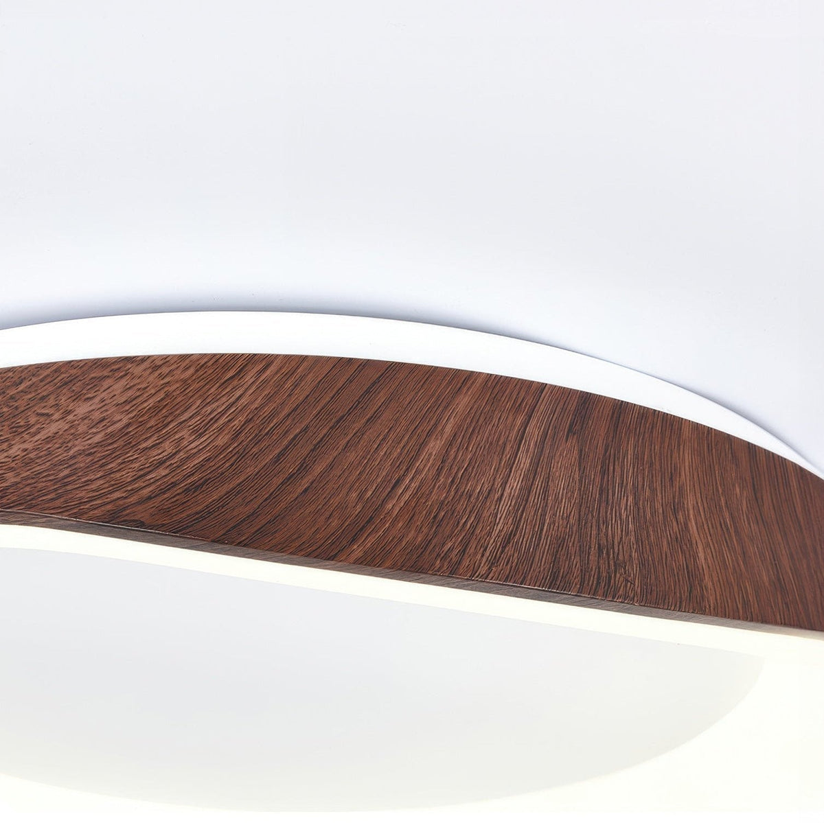 Plafón LED Nórdico Efecto Veta de Madera, 40 o 50 cm