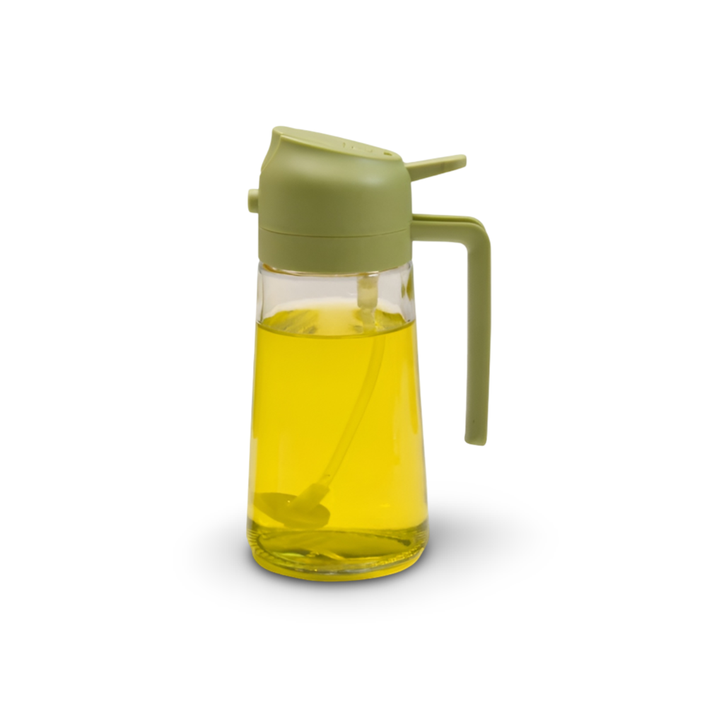 Aceitera Pulverizadora de Vidrio Recargable para Cocina