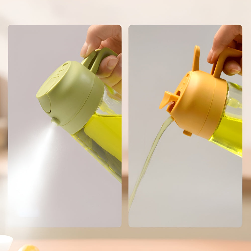 Aceitera Pulverizadora de Vidrio Recargable para Cocina