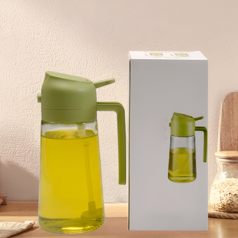 Aceitera Pulverizadora de Vidrio Recargable para Cocina