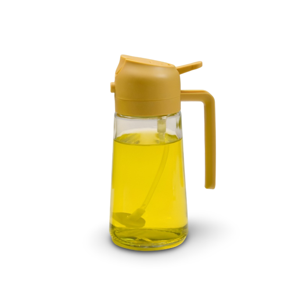 Aceitera Pulverizadora de Vidrio Recargable para Cocina