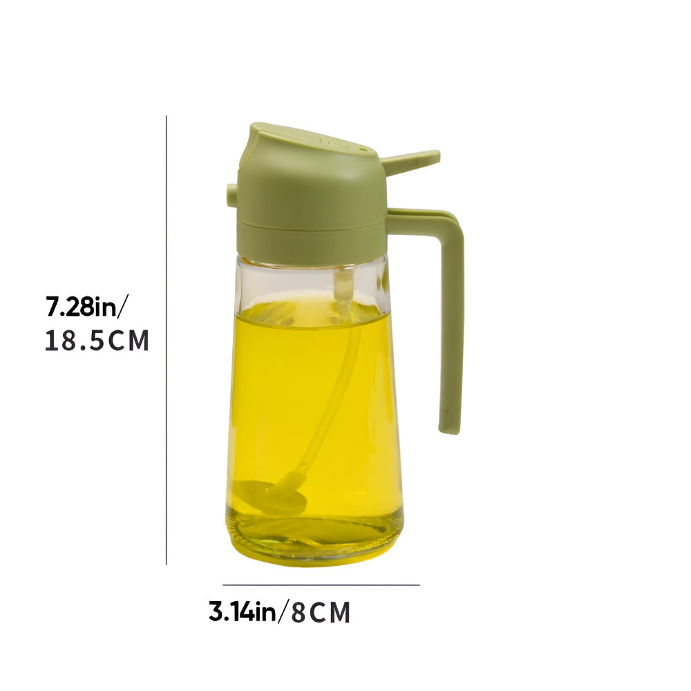 Aceitera Pulverizadora de Vidrio Recargable para Cocina