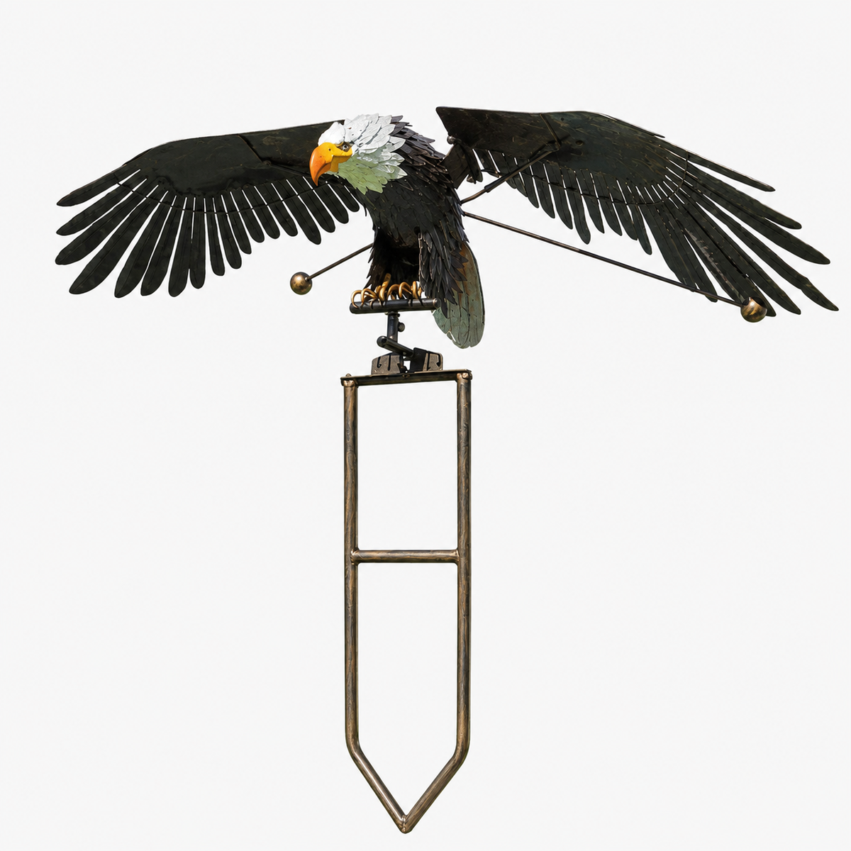 Pájaro de Jardín Decorativo con Alas que se Mueven al Viento