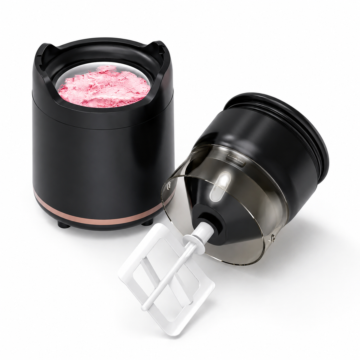Heladera Portátil Compacta para Helado y Yogur Helado Casero