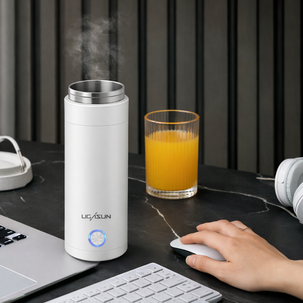 Hervidor Eléctrico Mini de Viaje de Acero Inoxidable