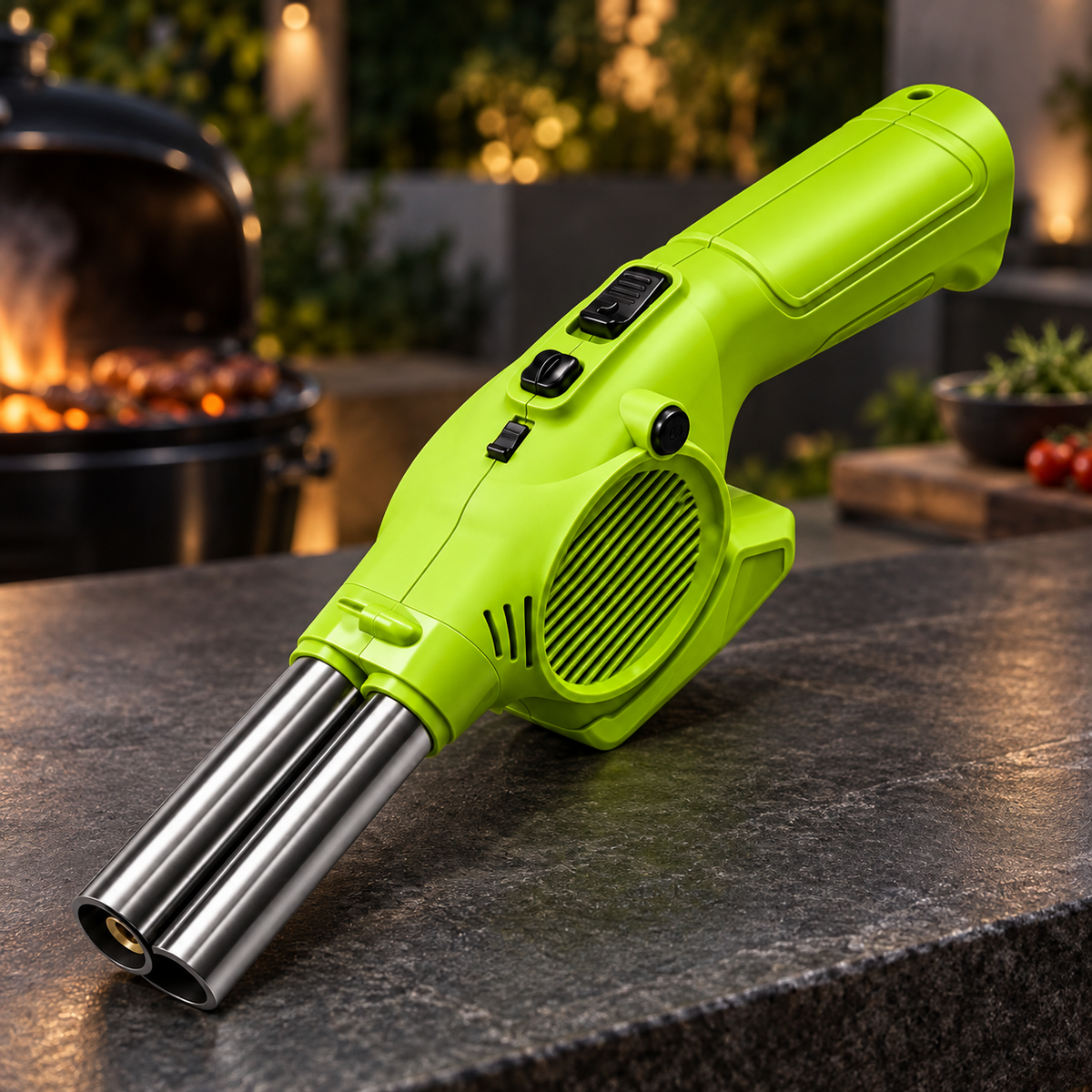 Encendedor de Barbacoa Recargable de Butano con Soplador