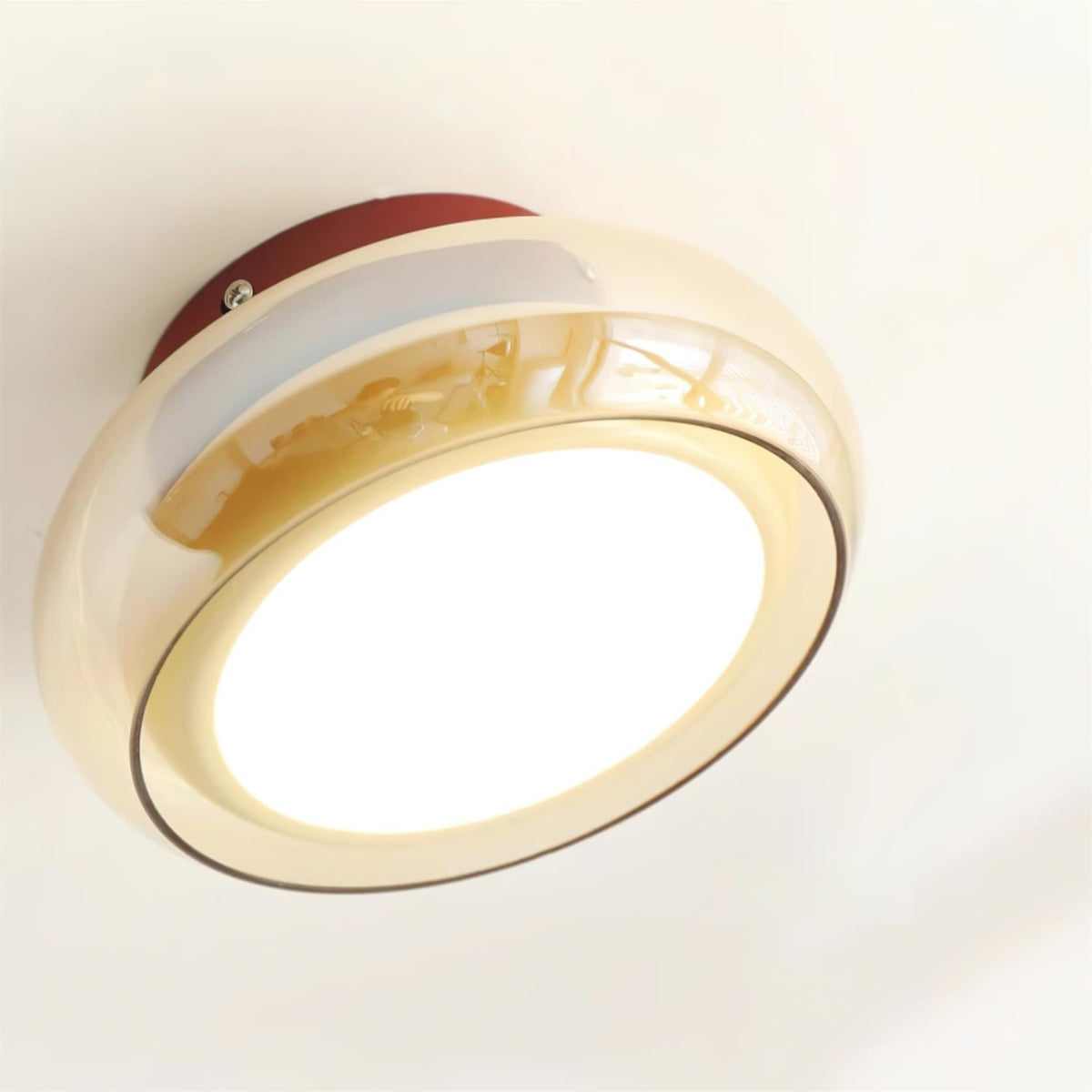 Plafón de Techo Retro June de Vidrio LED Vintage Empotrado