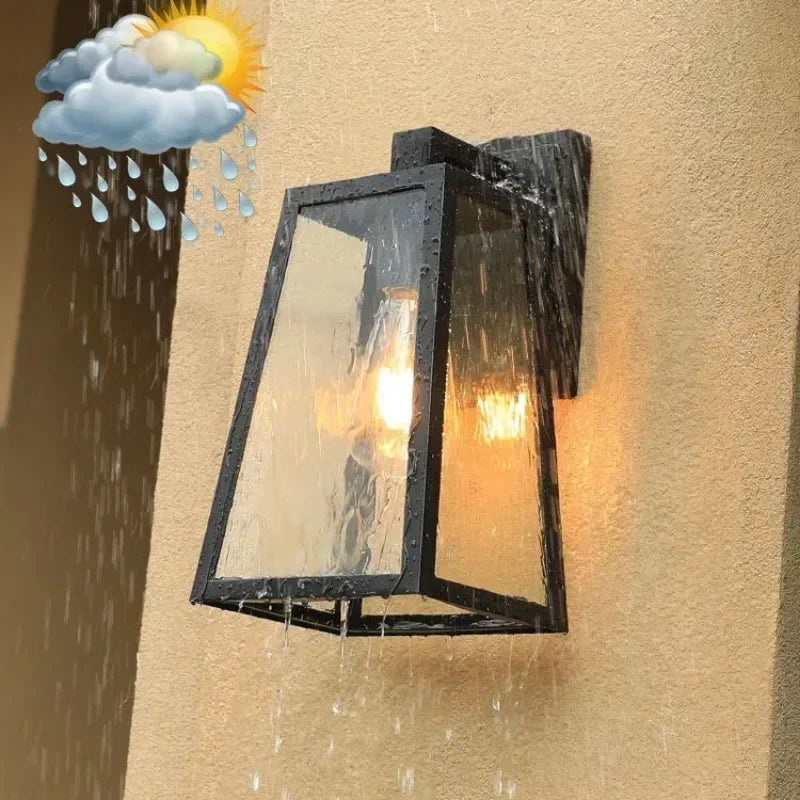 Aplique de Pared Exterior Verona Farol Moderno Europeo