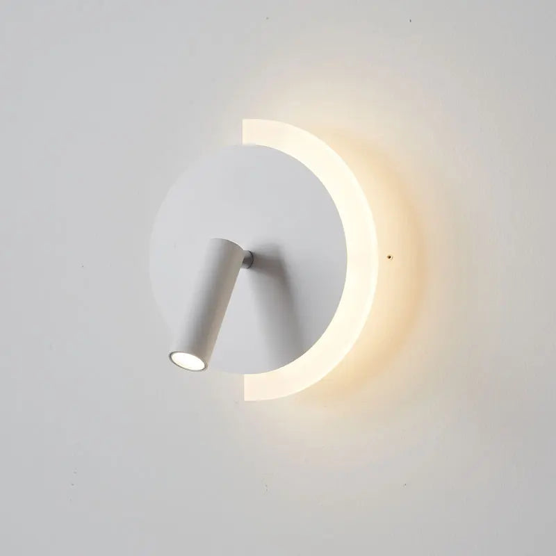 Aplique de Pared LED LunaSpot con Foco Doble para Mesilla