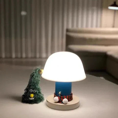 Lámpara de Mesa LED con Forma de Seta Moderna Recargable