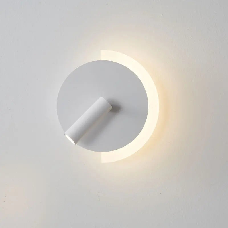 Aplique de Pared LED LunaSpot con Foco Doble para Mesilla